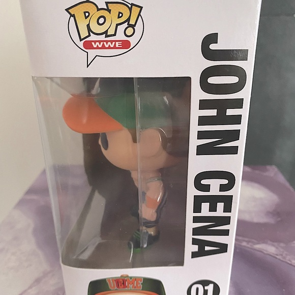 NIB WWE Wrestling John Cena #01 Funko Pop Figurine - Picture 2 of 5